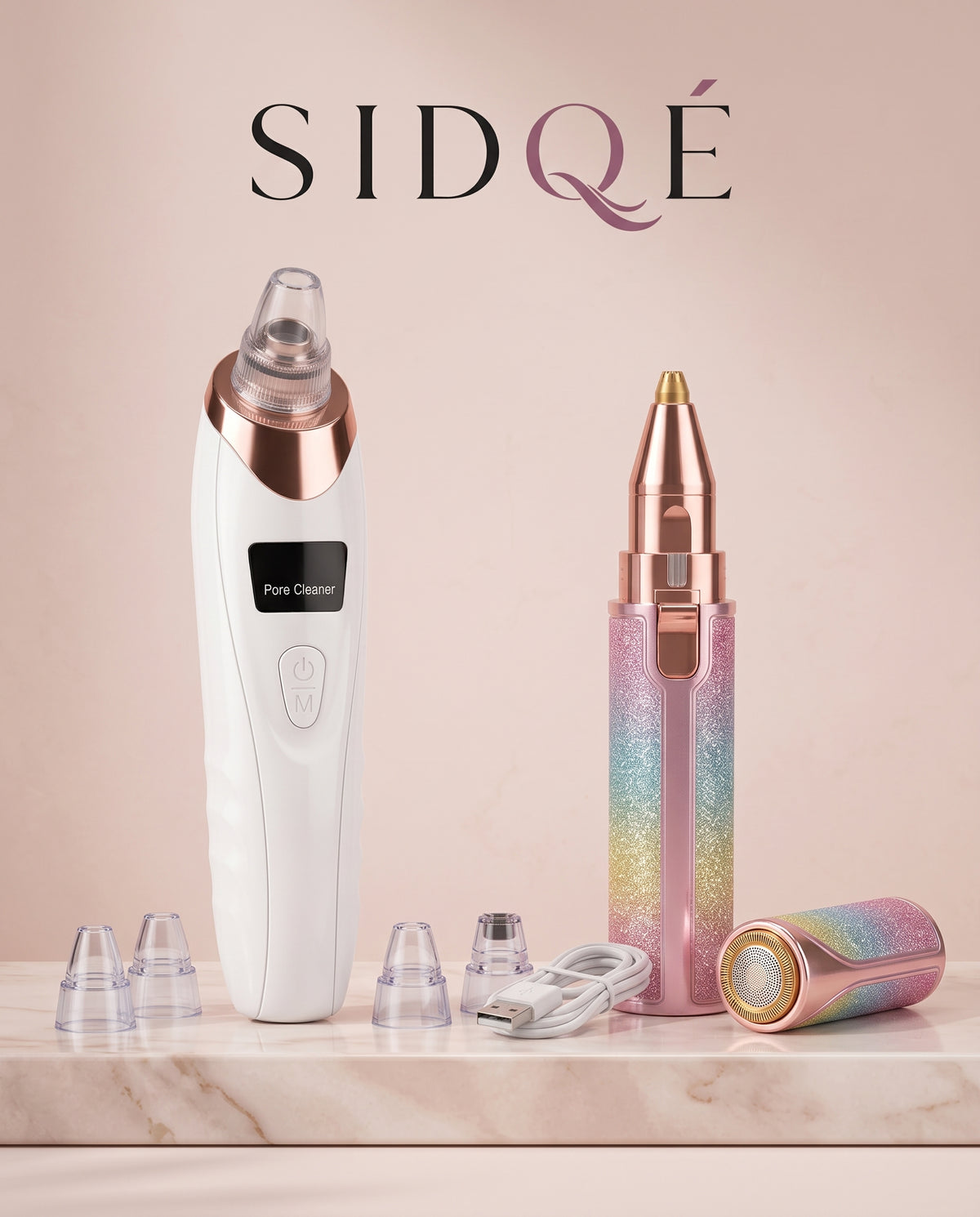 Face Cleaner + Hair Remover Combo